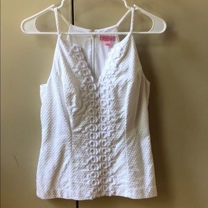 Lily Pulitzer Magnolia Halter Top Size 0